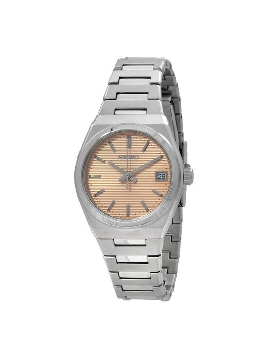 NWT Seiko Classic Quartz Salmon Dial Ladies Watch